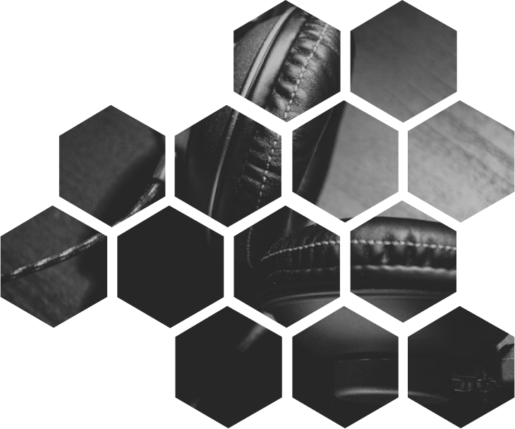 studio headphones honeycomb pattern logo